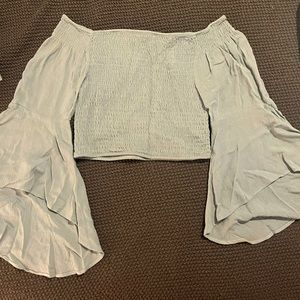 Teal crop top. Size medium.